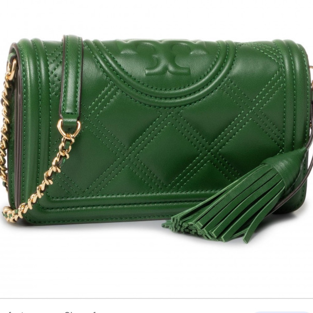 NWT Tory Burch Fleming bag in arugula